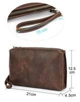 クレイジーホースレザー クラッチバッグ_A