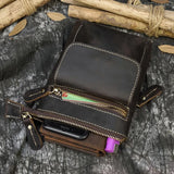 クレイジーホースレザー ミニショルダーバッグ_C