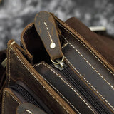Crazy Horse Leather Shoulder Bag_B