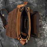 Crazy Horse Leather Shoulder Bag_B
