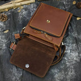 Crazy Horse Leather Shoulder Bag_B
