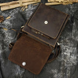 Crazy Horse Leather Shoulder Bag_B