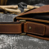 Crazy Horse Leather Shoulder Bag_B