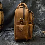 Crazy Horse Leather Shoulder Bag_D