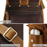 Crazy Horse Leather Backpack_Y