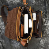 Crazy Horse Leather Shoulder Bag_B