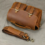 미친 말 가죽 어깨 bag_ak