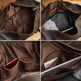 Crazy Horse Leather Large Capacity Travel Bag_L