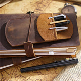 クレイジーホースレザー ペンケース_F