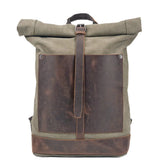 クレイジーホースレザーキャンバスリュック_C