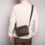 Crazy Horse Leather Mini Shoulder Bag_B