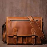 Crazy Horse Leather Shoulder Bag_AM