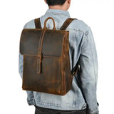Crazy Horse Leather Backpack_W