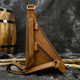 クレイジーホースレザー クロスボディーバック_J