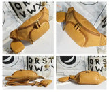 Genuine leather crossbody bag_B