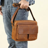 미친 말 가죽 숄더 bag_u
