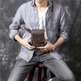 Crazy Horse Leather Mini Shoulder Bag_K