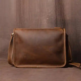 Crazy Horse Leather Shoulder Bag_AB