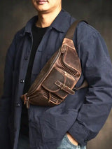 クレイジーホースレザー ウェストバック_D