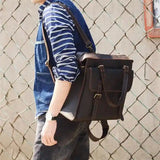 Backpack_ab de cuero de caballo loco