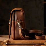 Crazy Horse Leather Mini Shoulder Bag_p