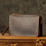 Crazy Horse Leather Clutch Bag_c