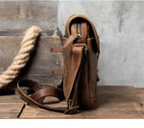 Crazy Horse Leather Shoulder Bag_ai