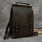 Genuine leather backpack_Unisex_A