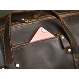 Crazy Horse Leather Large Capacity Travel Bag_L