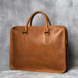 Crazy Horse Leather Briefcase/Business Bag_F