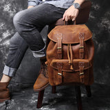 クレイジーホースレザー リュックサック_Q