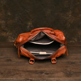 Genuine leather business bag_B