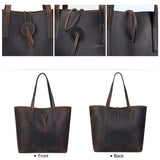 Crazy Horse Leather Tote Bag_for Women_a