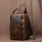 Crazy Horse Leather Crossbody Back_E