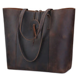 Crazy Horse Leather Tote Bag_for Women_a
