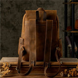 Crazy Horse Leather Backpack_I