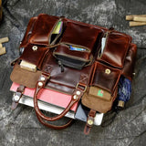 Bag d'épaule en cuir authentique_f