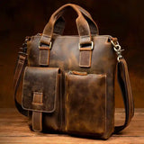 クレイジーホースレザー トートバッグ_G