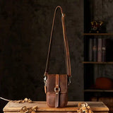 Crazy Horse Leather Mini Shoulder Bag_p
