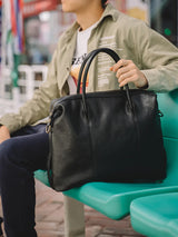 本革製ビジネスバッグ_A