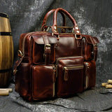 Bag d'épaule en cuir authentique_f