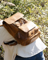 クレイジーホースレザー リュックサック_C