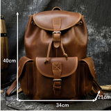 クレイジーホースレザー リュックサック_A