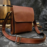 Crazy Horse Leather Shoulder Bag_b