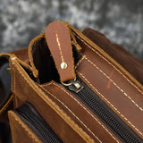 Crazy Horse Leather Shoulder Bag_b