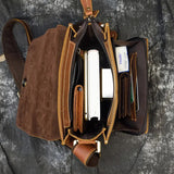 Crazy Horse Leather Shoulder Bag_b