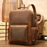 Crazy Horse Leather Backpack_E