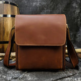 Crazy Horse Leather Shoulder Bag_b