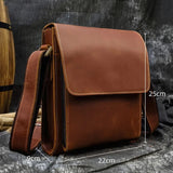 Crazy Horse Leather Shoulder Bag_b