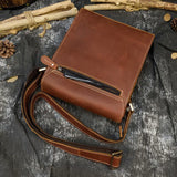 Crazy Horse Leather Shoulder Bag_b
